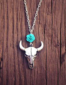 skullnecklace, Jewelry, skull, Cowgirl