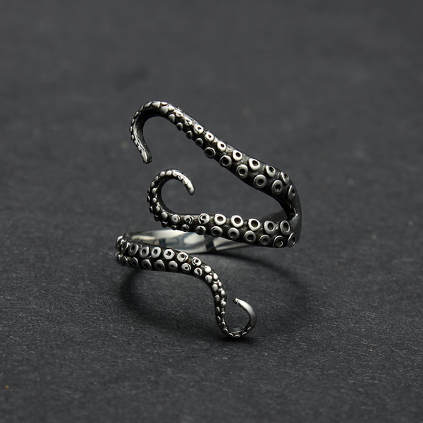 Alloy Gothic Deep Sea Squid Octopus Ring Fashion Jewelry Opened Size Top  Quality | Fruugo BH