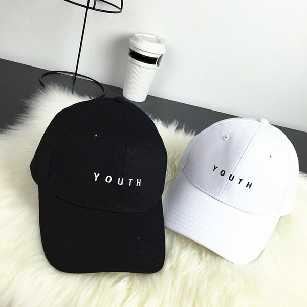YOUTH Fashion Elastic Fitted Hats Embroidery Baseball Caps | Wish