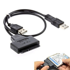 High Quality 2.5 HDD Laptop Hard Disk Drive SATA 7+15 Pin 22 to USB 2.0 Adapter Cable