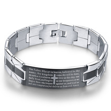 Steel, bible, lordsprayer, Chain