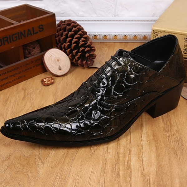 Perfect custom made shoes in crocodile to go with your formal business  ensemble. Some of our customers have been known to wear them with their  designer Je…