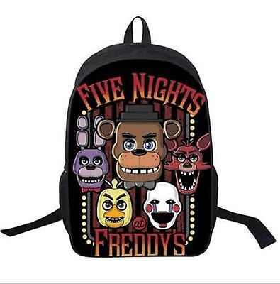 Five Nights At Freddy's Freddy Backpack Chica Foxy Bonnie FNAF Shoulder  Bags