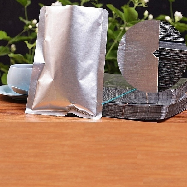 100pcs Silver Aluminum Foil Mylar Bags Vacuum Sealer Zip Lock Storage
