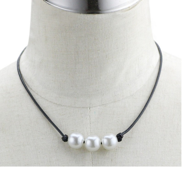 Fashion Chokers Pearl Necklace Jewelry 