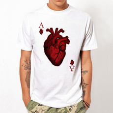 Heart, Poker, Fashion, Shirt