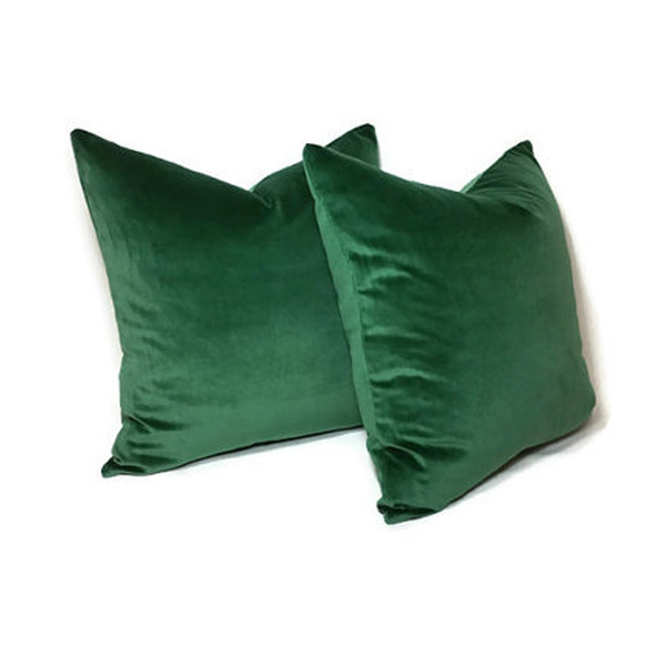 hunter green pillow cases