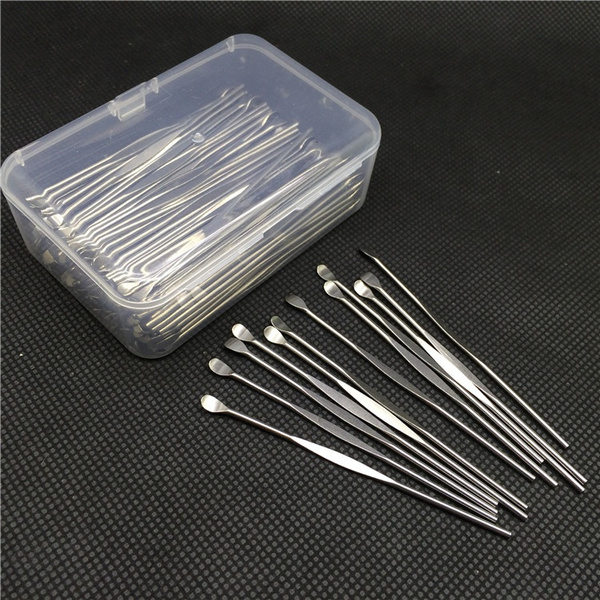 1 Dab Tool Kit For Wax and Dry Herb, with 8pcs Dabber Element Carving Tools  and 1pc Cleaning Brush