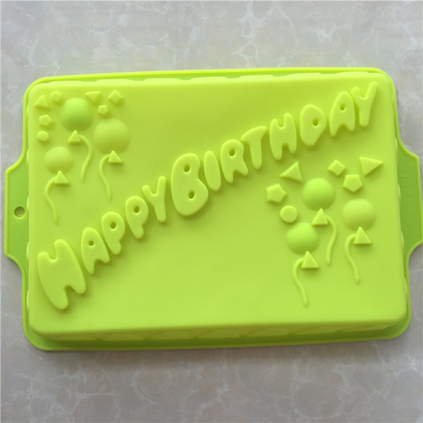 Happy Birthday Silicone cake mould