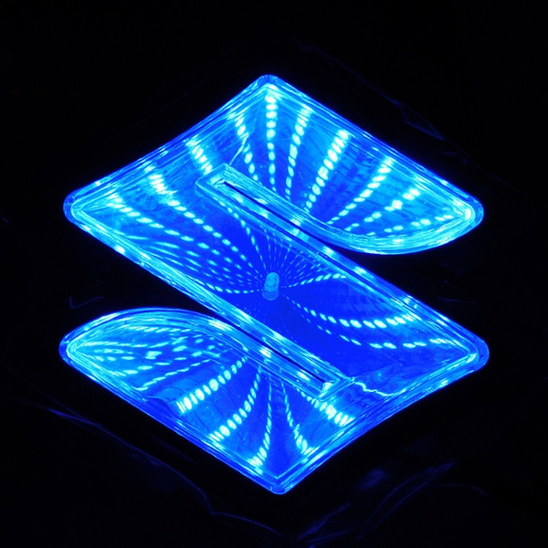 3D Car Tail Logo LED Light Badge Lamp Emblem Sticker Car