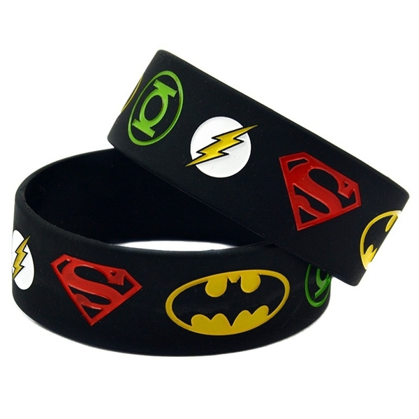 DC Comics New Justice League Rubber Wristband Set