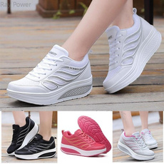 Women Sport Shoes Outdoor Fashion Simple Shoes Shaking Sport Running Sport Shoes Shoes Casual Soft Lose Weight Sneakers