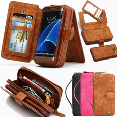 Mens Womens Multifunction 2IN1 Handbag Detachable Leather Card Holder Wallet Case for iPhone 14 Pro Max iPhone 13 12 11 Pro Max iPhone 14 Plus iPhone 6 6S 7 8 Plus,iPhone XS Max/XR Samsung Galaxy S23 Ultra S22 S21 S20 Ultra S10 S9 S8 Plus Note 10+ Note 20 Ultra Purse Phone Case