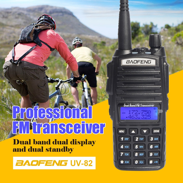 2018 New BaoFeng UV-82 Walkie Talkie Dual-Band 136-174/400-520 MHz Two ...