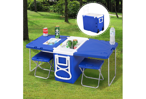 Multi Function Rolling Cooler Picnic 