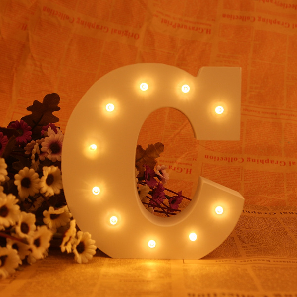 Details about   7 Style Wood LED Marquee Letter Alphabet Symbol Sign Vintage Circus Lights 