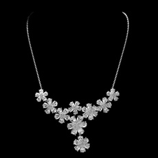 Cubic Zirconia, Elegant, Flowers, Jewelry