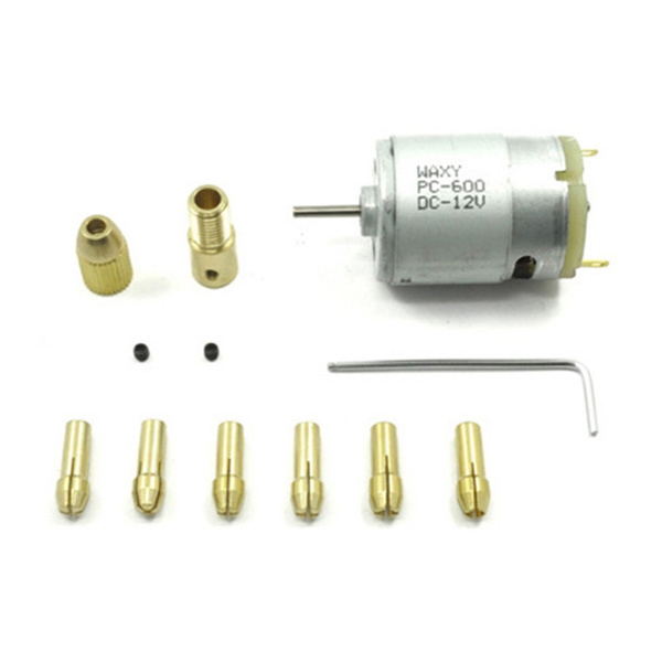 Mini drill chuck for deals dc motor