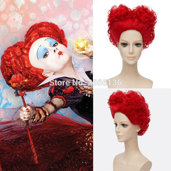 red queen wig