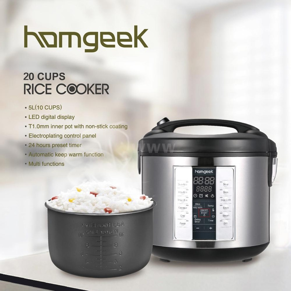 5L High-end Professional 20 Cup Cooked (10 Cup Uncooked) Rice