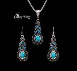 Turquoise, Jewelry, Earring, Crystal