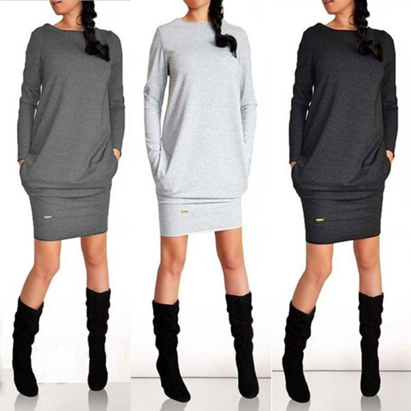 Ladies hotsell sweatshirt dress