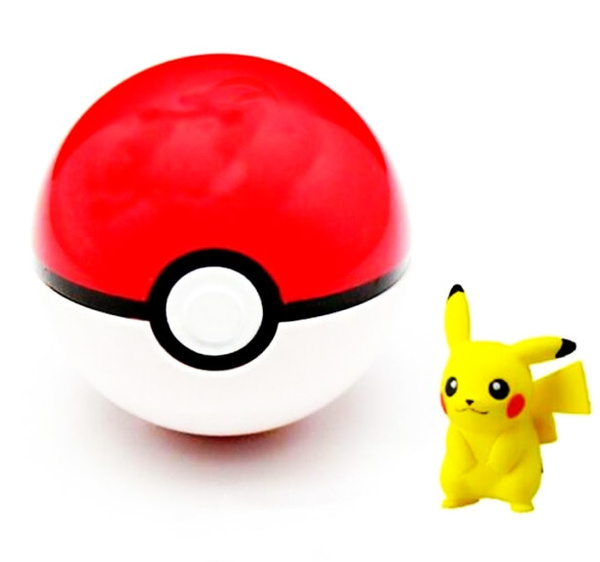 Pokemon Pokeball-up 7cm Cartoon Spielzeug Kunststoff BALL Pikachu YR 