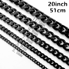Steel, Chain Necklace, Men  Necklace, Gioielli