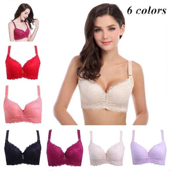 Thin Plus Size Bra Cup Adjustable Push Up Side Gathering Large Cup