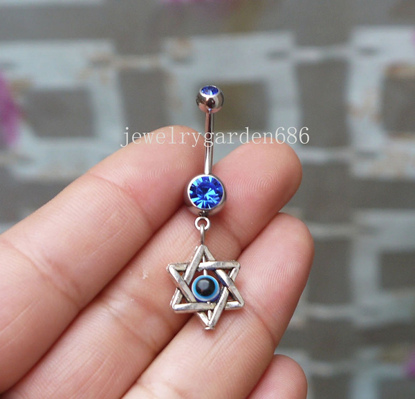 Star hot sale belly ring