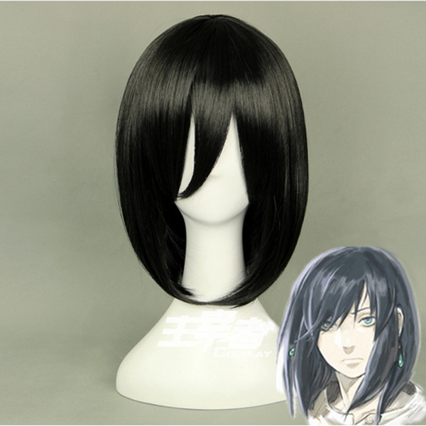 High Quality Short Black Synthetic Hair Anime Howl s Moving Castle Wizard Howl Cosplay Wig