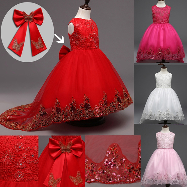 red party dress for girl