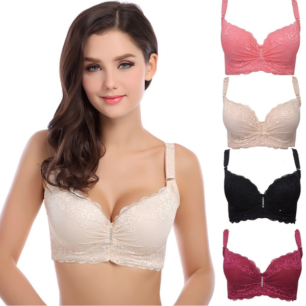 Thin Plus Size Bra Cup Adjustable Push Up Side Gathering Furu Mm Large C  Cup E Cup Women's Underwear