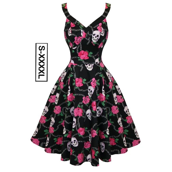 Rockabilly Skull Dress