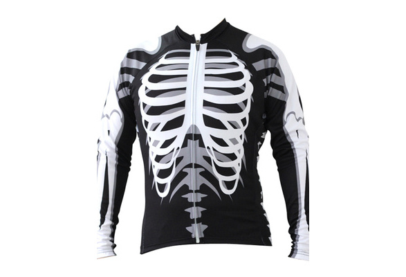 skeleton bike jersey