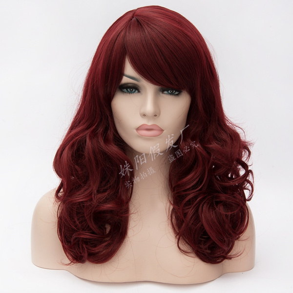 red quality wig