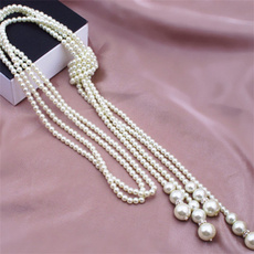 Fashion, Jewelry, Chain, artificialpearlsnecklace