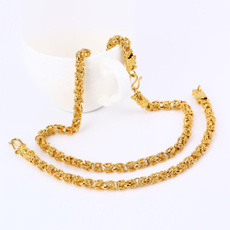 Rap & Hip-Hop, yellow gold, Chain Necklace, jewelleryset