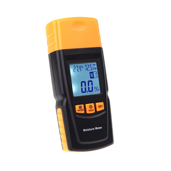 GM610 Digital LCD Display Wood Moisture Meter Gauge Humidity Tester ...