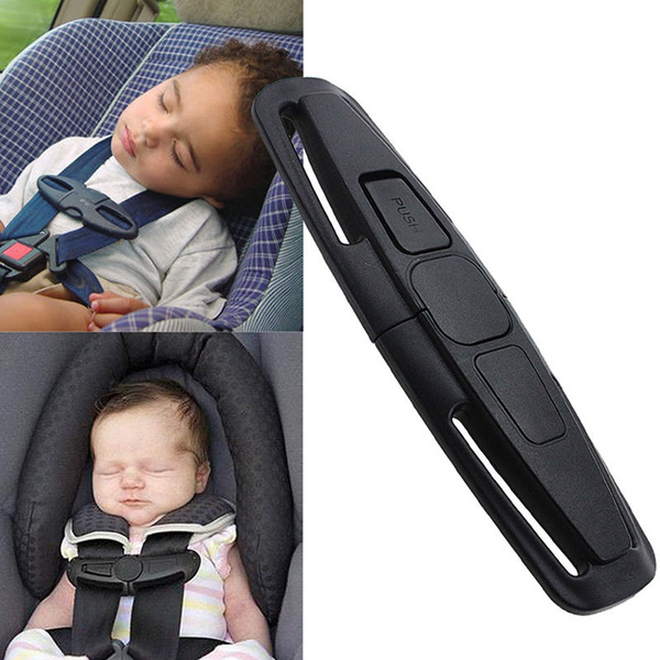 Car Baby Safety Seat Clip Fixed Lock Buckle Seat Safe Belt Strap Harness Clip 