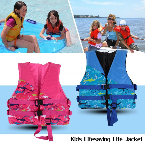 Marine Life Jacket Children Kids Lifesaving Life Jacket Buoyancy