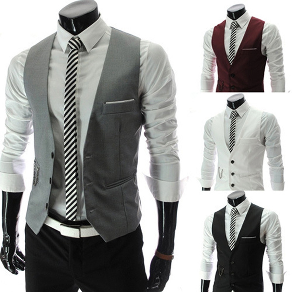 formal attire with vest