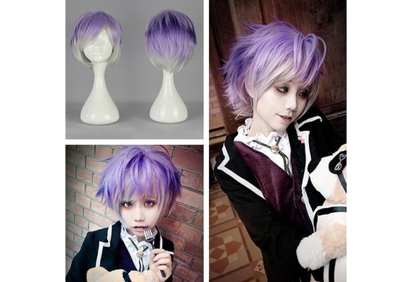 Fashion Synthetic 32cm Men Hairstyle Diabolik Lovers Kanato