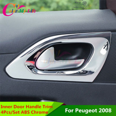 peugeot2008, Door, chrome, Stickers