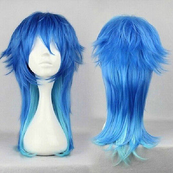 SHOW BY ROCK!! Mashumairesh!! Delmin Blue Cosplay Wig