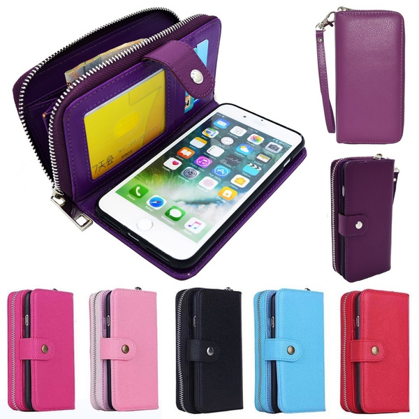 Magnetic Leather Wallet Case For iPhone 12 13 14 Pro Max 14Plus