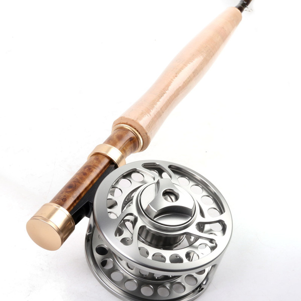 2WT Fly Rod And Reel Combo 6.5FT Medium-Fast Fly Fishing Rod & CNC machined  Reel
