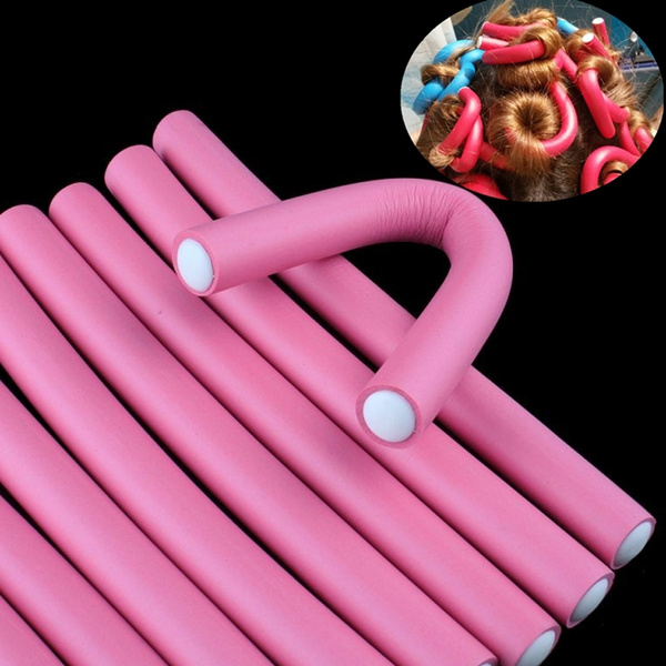 10Pcs/Set Soft Hair Curler Roller Curl Hair Bendy Rollers DIY Magic Hair  Curlers Tool Styling Rollers Sponge Hair Curling | Wish