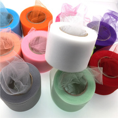 22m/lot 5cm Tulle Roll Fabric Spool Tutu Party Gift Wrap Wedding Decoration Crafts Decorative Birthday Party Supplies
