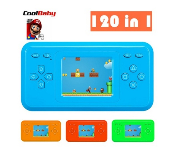 Cool Boy RS 18 1 8 Inch LCD 18bit NES FC 120 Classice Games Inside Handheld Video Game Player 